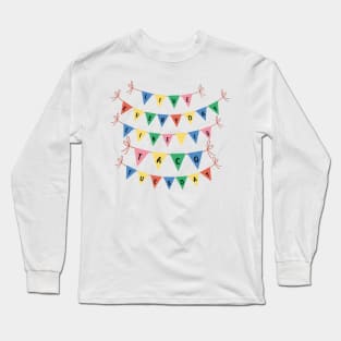 Tacos fiesta garland taco tuesday cinco de mayo celebration mexican street food Long Sleeve T-Shirt